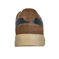 Baskets, Sneakers|ALMA Baskets Homme En Cuir Bleu Marine