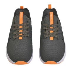 Baskets, Sneakers|KAPPA Baskets Homme Gris Et Orange San Puerto