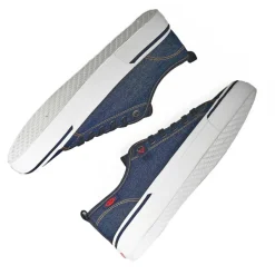 Baskets, Sneakers|LEE COOPER Baskets Homme Bleu Jean