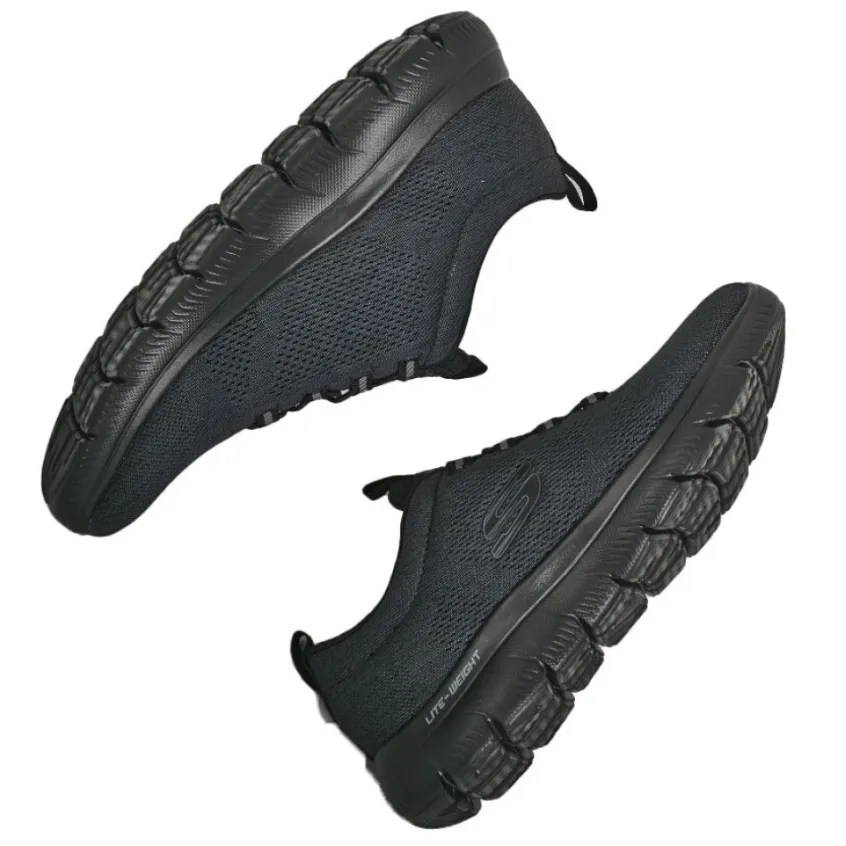Baskets, Sneakers|SKECHERS Baskets Homme Noir Summits Louvin