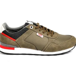 Baskets, Sneakers|LEE COOPER Baskets Homme Sneakers Kaki