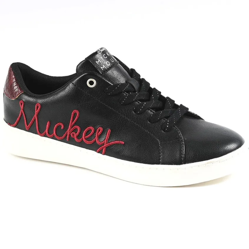 Baskets, Sneakers|MICKEY Baskets Femme Noir