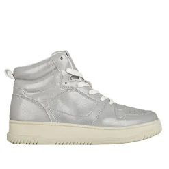 Baskets, Sneakers|STREET LIFE Baskets Montantes Femme Argente