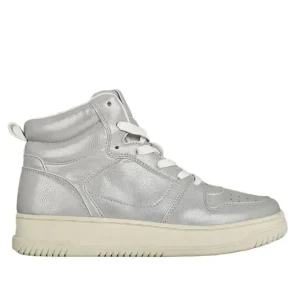 Baskets, Sneakers|STREET LIFE Baskets Montantes Femme Argente