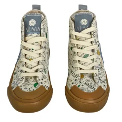 Baskets, Sneakers|ALMA PLANETE Baskets Montantes Femme Beige A Motifs Alma