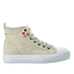 Baskets, Sneakers|LEE COOPER Baskets Montantes Femme Beige