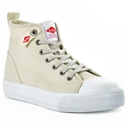 Baskets, Sneakers|LEE COOPER Baskets Montantes Femme Beige