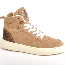 Baskets, Sneakers|STREET LIFE Baskets Montantes Femme Beige