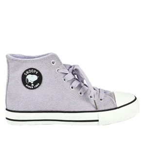 Baskets, Sneakers|SNOOPY Baskets Montantes Femme Violet