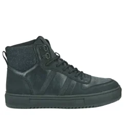 Baskets, Sneakers|STREET LIFE Baskets Montantes Homme Noir