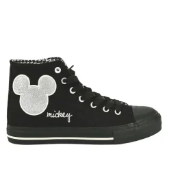 Baskets, Sneakers|MICKEY Baskets Montantes Femme Noir