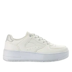 Baskets, Sneakers|STREET LIFE Baskets Plateforme Femme Blanc