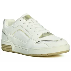 Baskets, Sneakers|STREET LIFE Baskets Plateforme Femme Blanc Et Dore