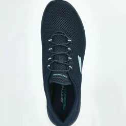 Baskets, Sneakers|SKECHERS Baskets Sneakers Femme Bleu Marine Summits Quick Lapse