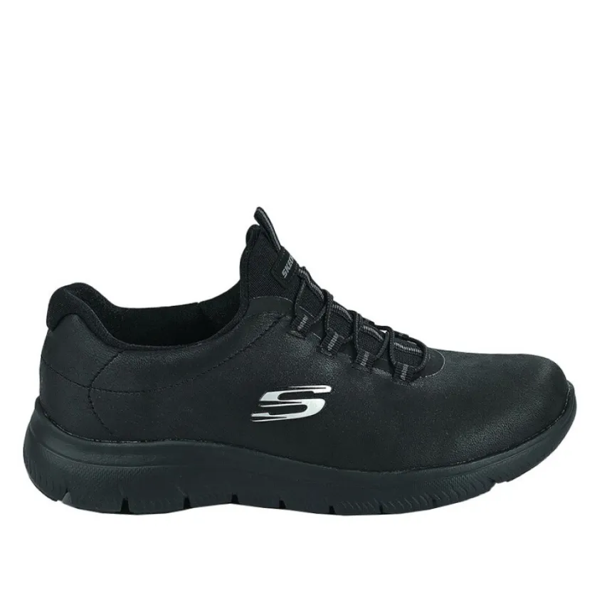 Baskets, Sneakers|SKECHERS Baskets Sneakers Femme Noir Summits-Itz Bazik