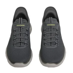 Baskets, Sneakers|SKECHERS Baskets Sneakers Homme Gris Hands Free Slip-Ins Summits
