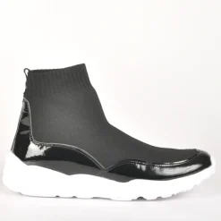 Baskets, Sneakers|GIRL TIME Baskets Sneakers Ultra-Leger Elastiques Noir