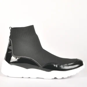 Baskets, Sneakers|GIRL TIME Baskets Sneakers Ultra-Leger Elastiques Noir