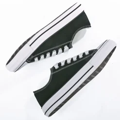 Baskets, Sneakers|STREET LIFE Baskets Tennis Femme Noires Et Blanches