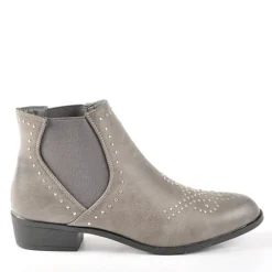 Boots, Bottines|VICE VERSA Boots Avec Elastiques Gris