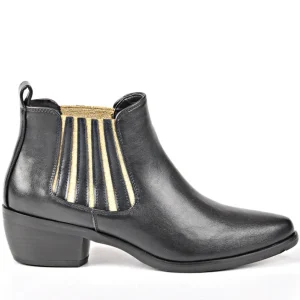Boots, Bottines|VICE VERSA Boots Femme Avec Elastiques Noir