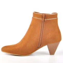 Boots, Bottines|VICE VERSA Boots Femme Camel