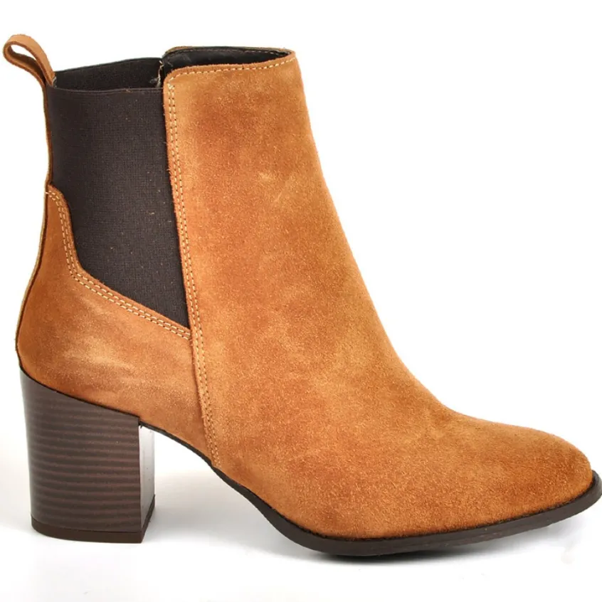 Boots, Bottines|TIPO ALTO Boots Femme Camel