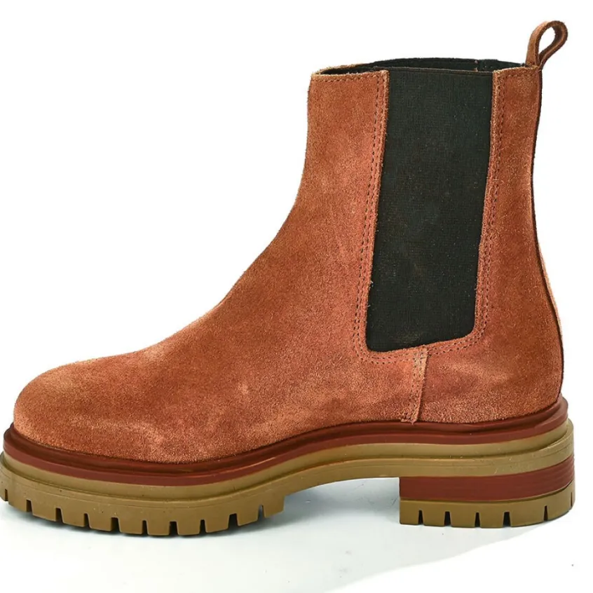 Boots, Bottines|TIPO ALTO Boots Femme Camel