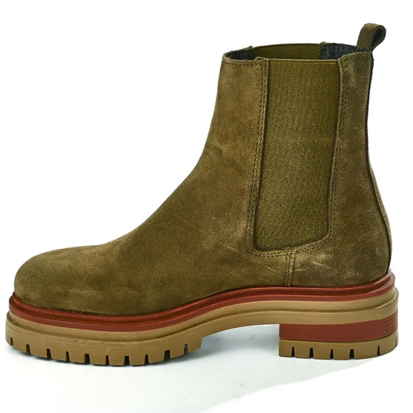 Boots, Bottines|TIPO ALTO Boots Femme Kaki