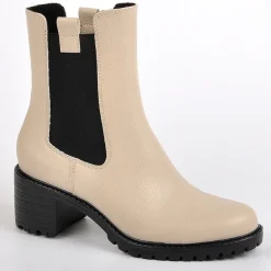 Boots, Bottines|VICE VERSA Boots Femme Ivoire