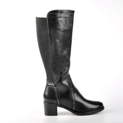 Bottes, Cuissardes|TIPO ALTO Bottes A Talons Avec Elastiques Noir