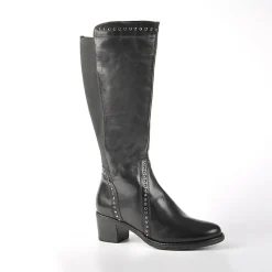 Bottes, Cuissardes|TIPO ALTO Bottes A Talons Avec Elastiques Noir