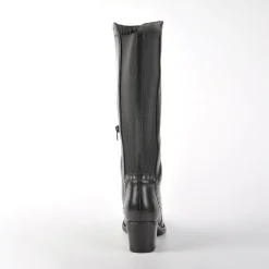 Bottes, Cuissardes|TIPO ALTO Bottes A Talons Avec Elastiques Noir