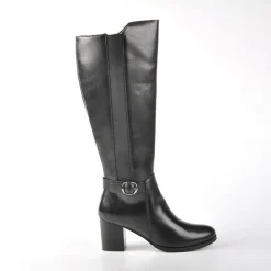Bottes, Cuissardes|TIPO ALTO Bottes A Talons Avec Elastiques Noir