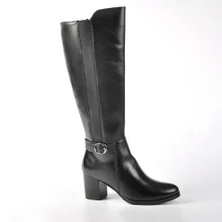 Bottes, Cuissardes|TIPO ALTO Bottes A Talons Avec Elastiques Noir