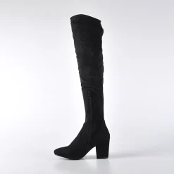 Bottes, Cuissardes|VICE VERSA Bottes Cuissardes Avec Effet Reptile Noir