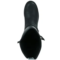 Bottes, Cuissardes|VICE VERSA Bottes Plates Femme Noir Fourrees