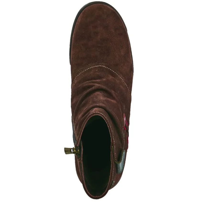 Chaussures Confort|VENUS Bottes Plates Femme Marron