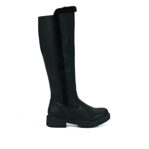 Bottes, Cuissardes|VICE VERSA Bottes Plates Femme Noir