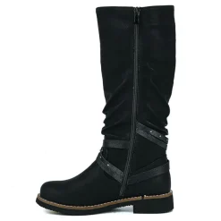 Bottes, Cuissardes|VICE VERSA Bottes Plates Femme Noir