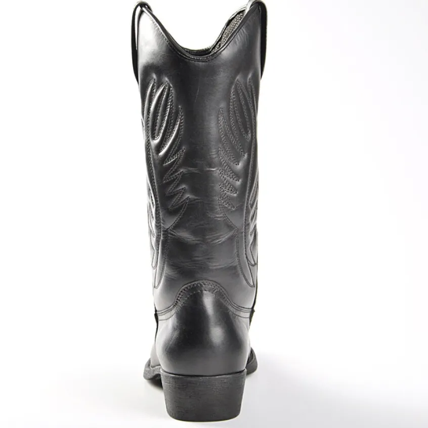 Boots, Bottines|OUTSHOES Bottes Style Western Compagnie Noir