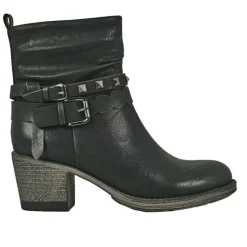 Boots, Bottines|VICE VERSA Bottines A Talon Femme Noir Style Western