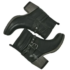 Boots, Bottines|VICE VERSA Bottines A Talon Femme Noir Style Western