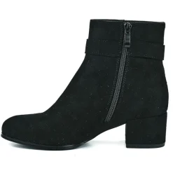 Boots, Bottines|VICE VERSA Bottines A Talon Femme Noir A Boucle
