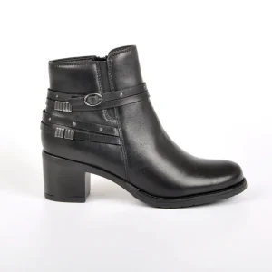 Boots, Bottines|TIPO ALTO Bottines A Talons Avec Boucles Metalliques Noir