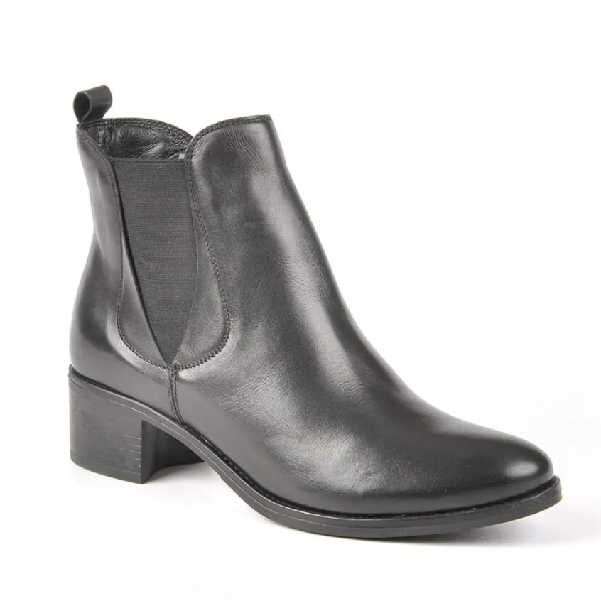 Boots, Bottines|TIPO ALTO Bottines A Talons Avec Elastiques Noir