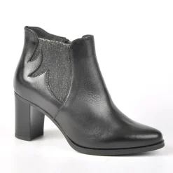 Boots, Bottines|TIPO ALTO Bottines A Talons Avec Elastiques Noir