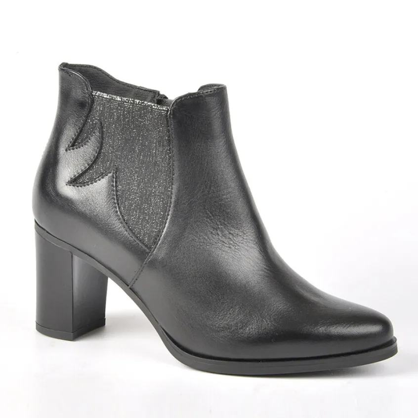 Boots, Bottines|TIPO ALTO Bottines A Talons Avec Elastiques Noir