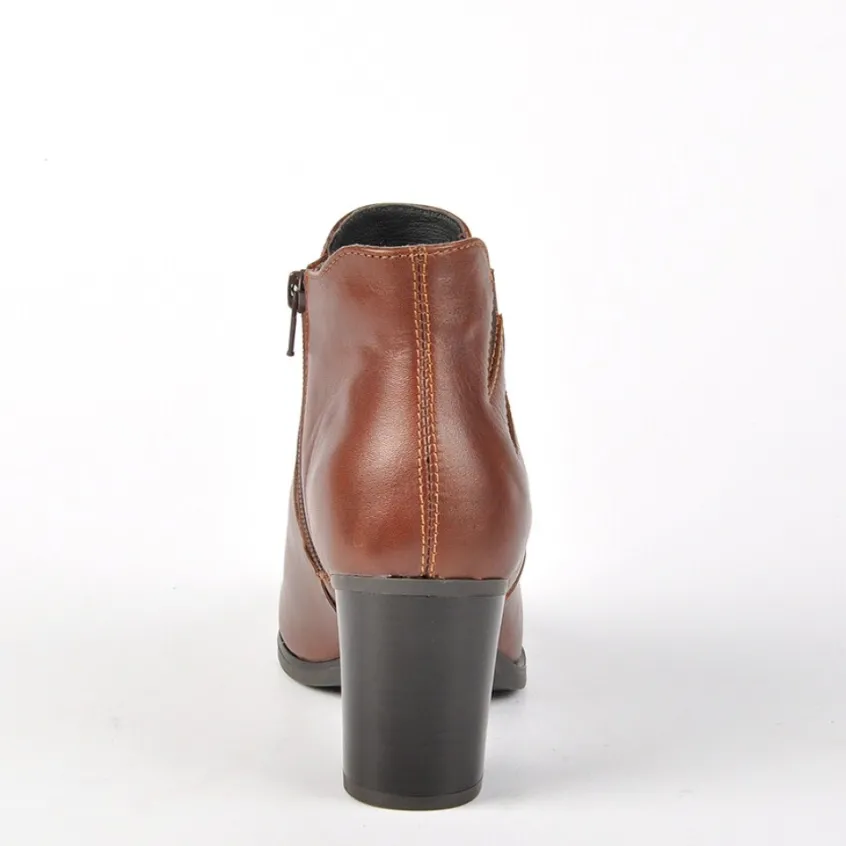 Boots, Bottines|TIPO ALTO Bottines A Talons Avec Elastiques Marron