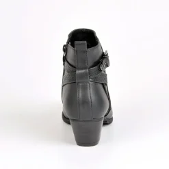 Boots, Bottines|VICE VERSA Bottines A Talons Avec Petits Clous Noir